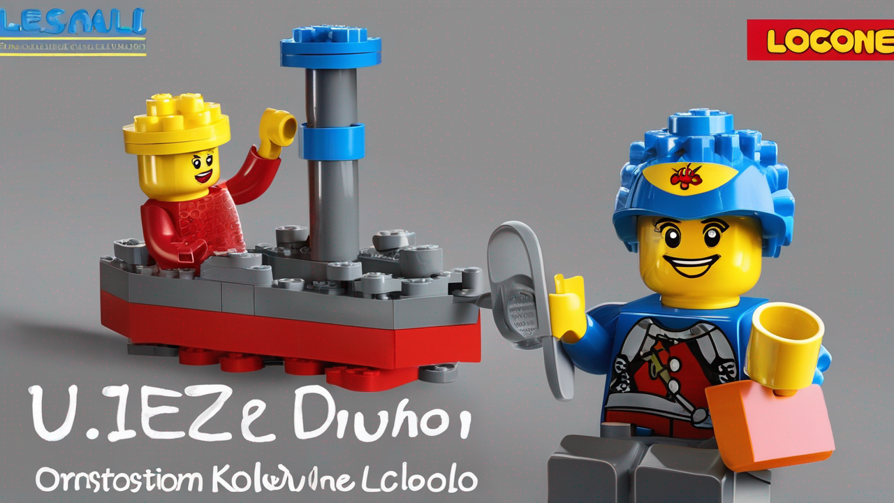 Duże, kolorowe klocki LEGO DUPLO ułożone w prostą konstrukcję, idealne dla małych rączek