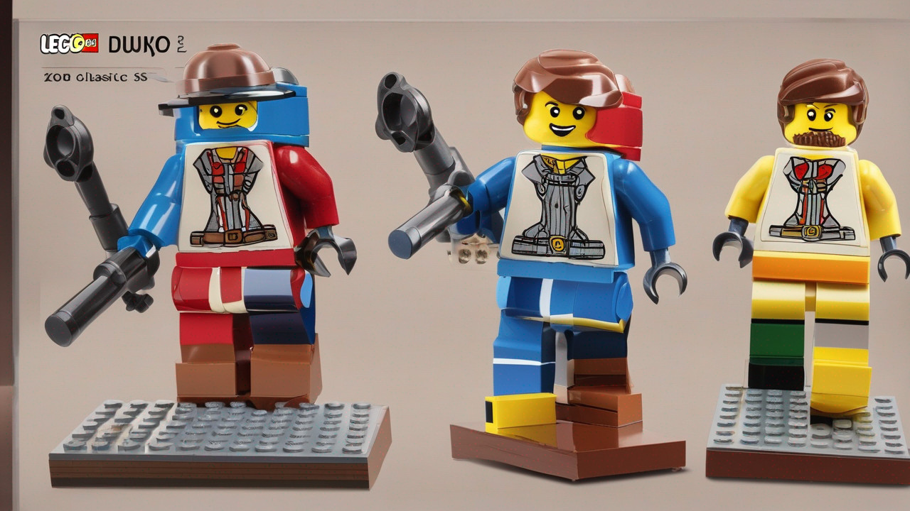 Duży zestaw LEGO Classic z setkami kolorowych klocków w różnych kształtach
