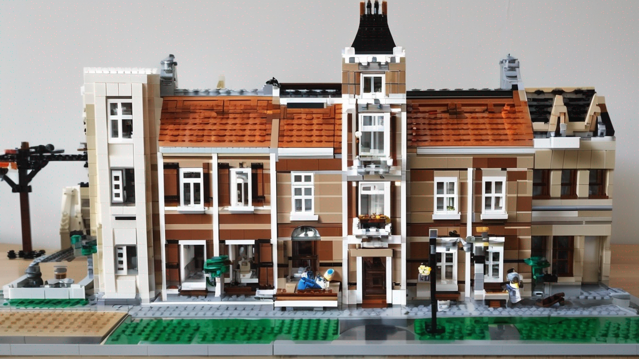 Ekskluzywny zestaw LEGO Architecture przedstawiający znany budynek z wieloma szczegółowymi elementami