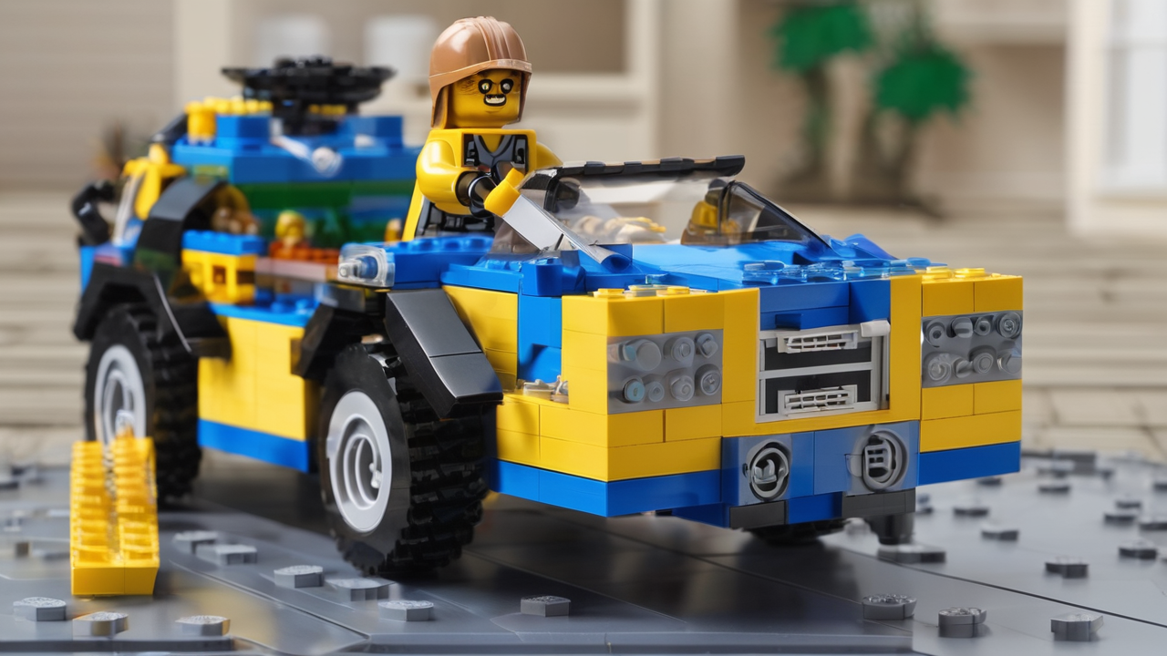 Model posterunku policji LEGO City z zestawu 60246