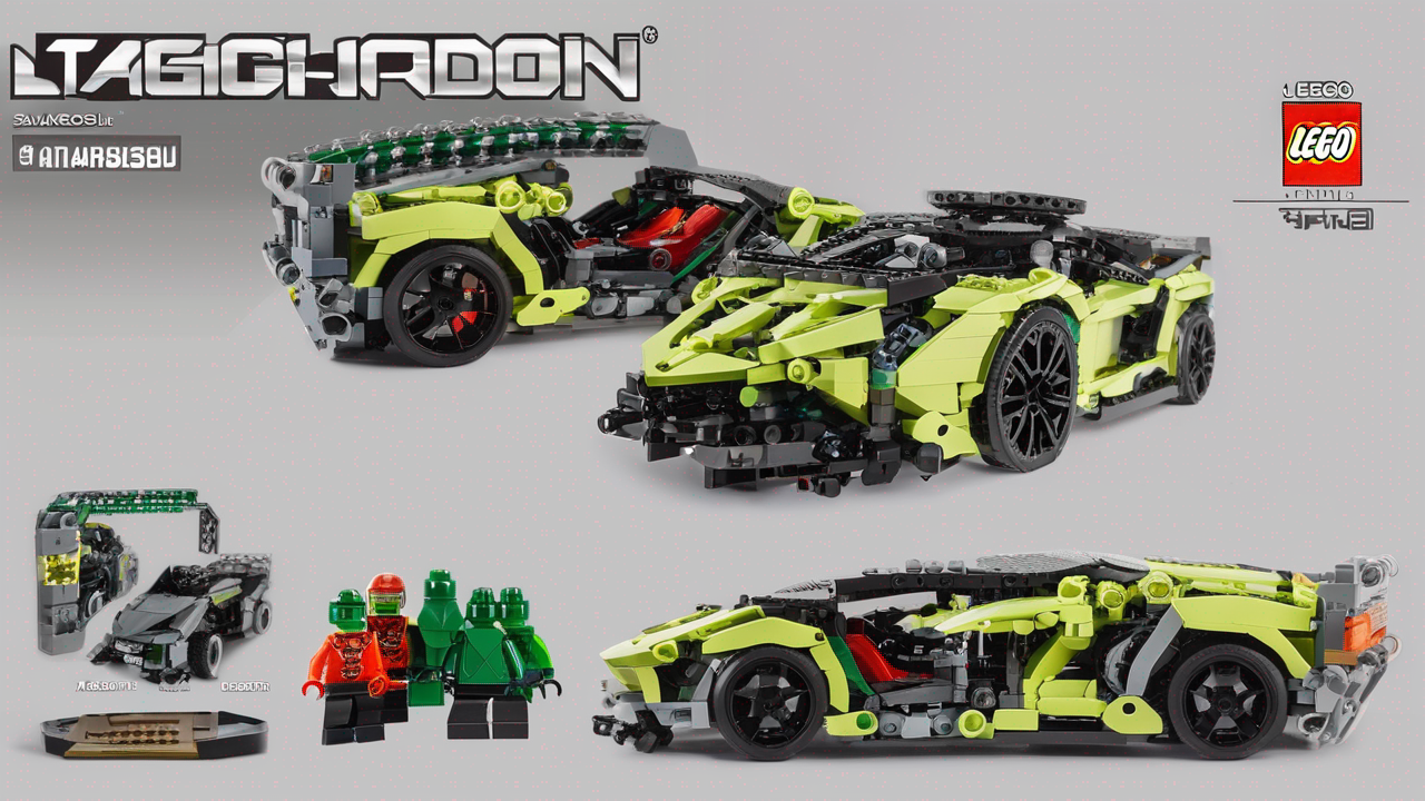 Model samochodu LEGO Technic Lamborghini Sián FKP 37 z zestawu 42115