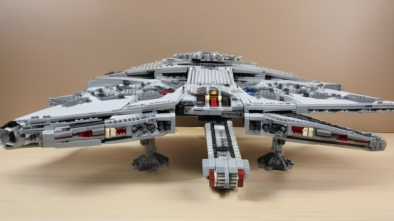 Model statku kosmicznego LEGO Star Wars Millennium Falcon z zestawu 75192