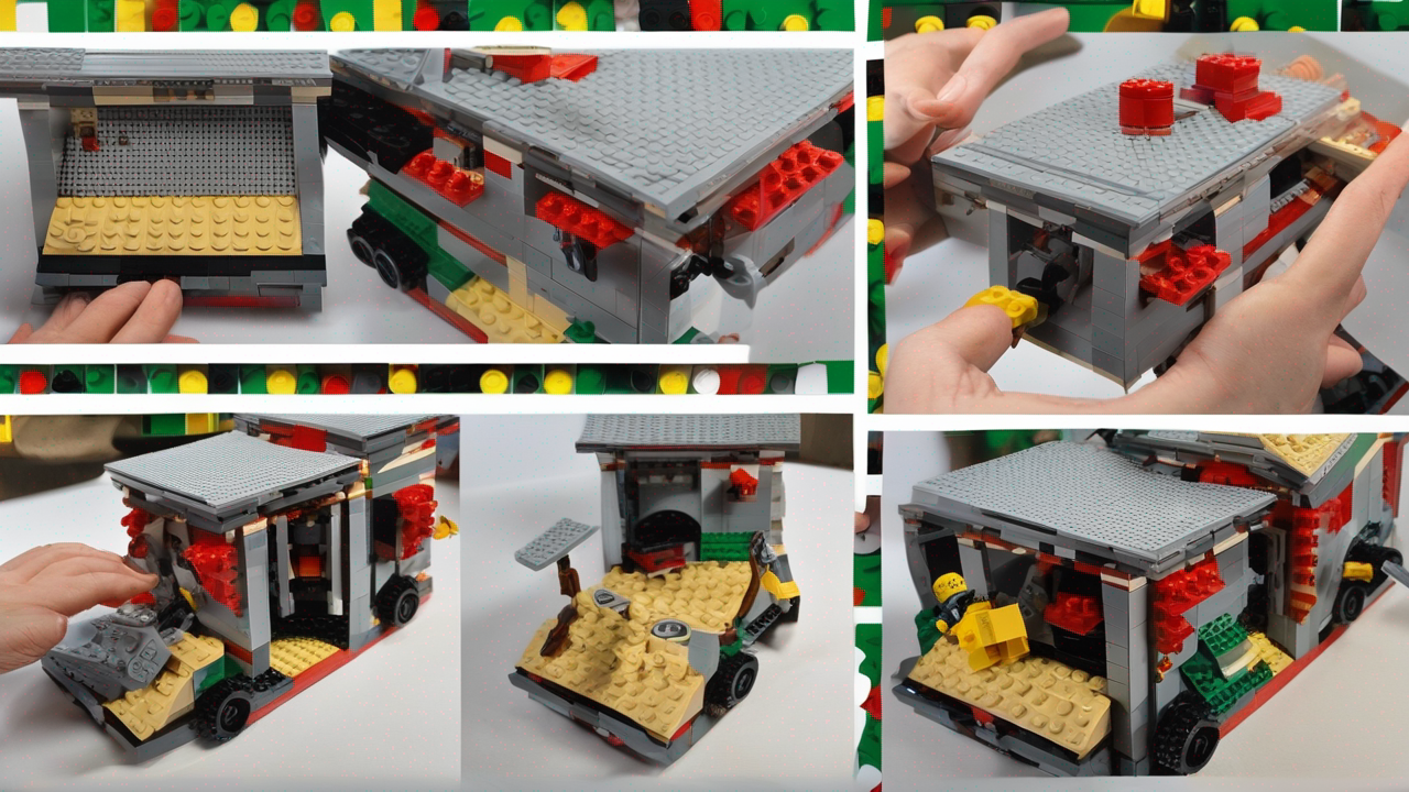 Szczegółowy model samochodu klasycznego LEGO Creator Expert z otwieranymi drzwiami i maską silnika