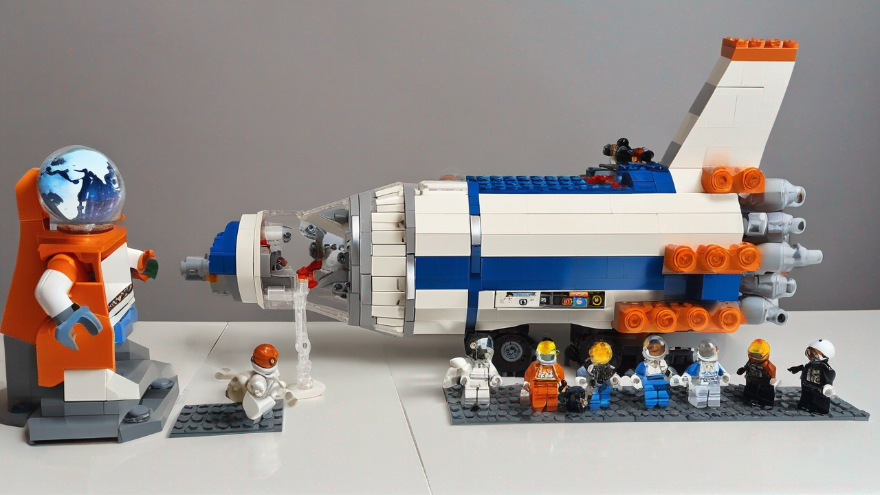 Zestaw LEGO City Stacja Kosmiczna z astronautami i modułami stacji