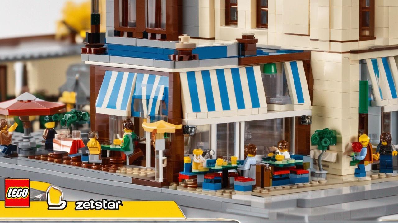 Zestaw LEGO Creator Ekspert Paryska Restauracja z miniaturowymi detalami i figurkami